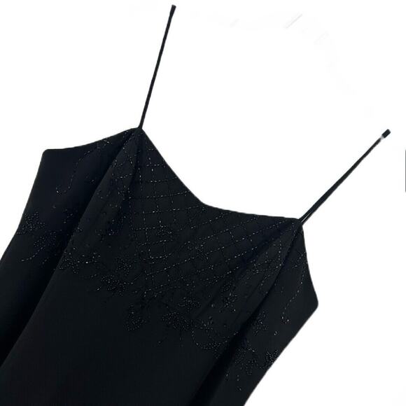 Karen Miller Women's Formal Evening Black Maxi Dress & Jacket 2 Pc Set Size 16 - Picture 7 of 10